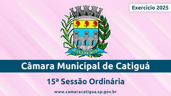 15ª Sessão Ordinária de 2025